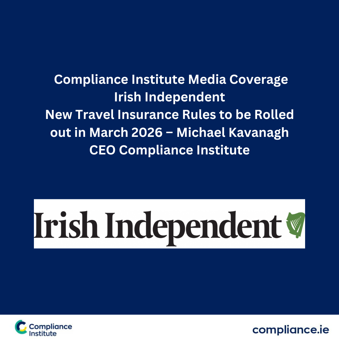 Compliance institute media coverage irish independent 2025